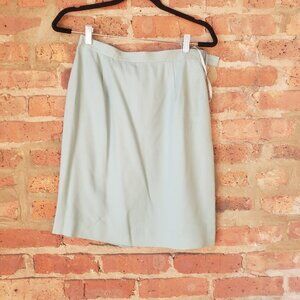 Vintage Rena Rowan Silk Pencil Skirt